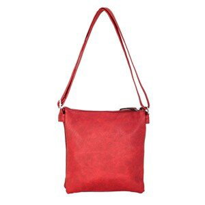Dark red eco leather handbag