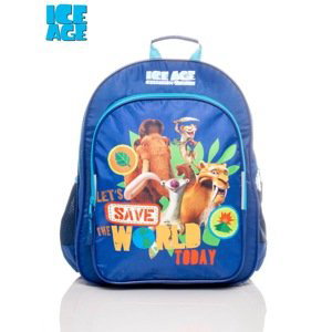 School backpack with the ICE AGE print