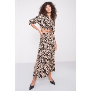 BSL Beige zebra print skirt