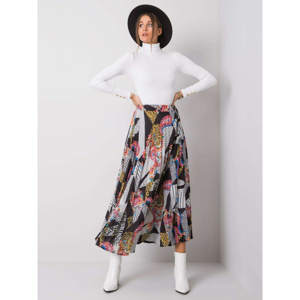 RUE PARIS Skirt with colorful patterns
