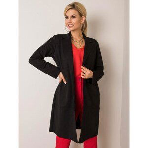 Black suede coat Sellina STITCH & SOUL