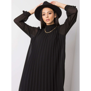 SUBLEVEL Black pleated dress