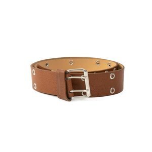 Women's brown belt made of ecological leather RUE PARIS