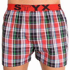 Pánske šortky Styx športové s gumou viacfarebné (B617)