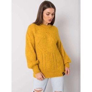 RUE PARIS Mustard sweater