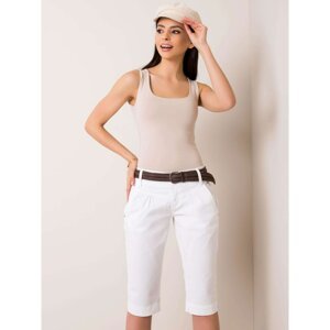 SUBLEVEL White women´s shorts with a belt