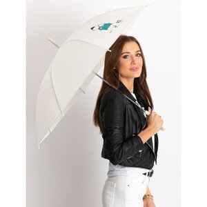 Women´s umbrella with an ecru print