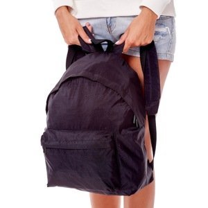 Black backpack with pocket