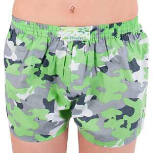 Women&#39;s shorts Styx art classic rubber green camouflage (K559)