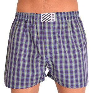 Men&#39;s shorts Infantia blue-yellow cube PTKG33