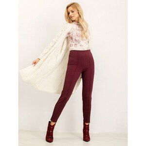 RUE PARIS women´s maroon pants