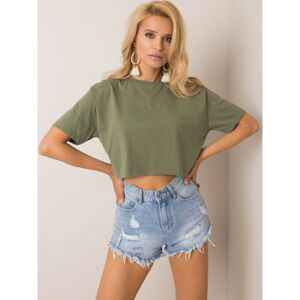 Khaki T-shirt Vicky RUE PARIS