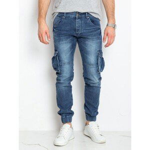 Men´s blue denim joggers