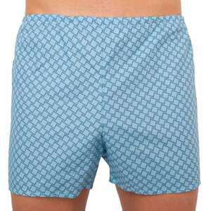 Classic men&#39;s shorts Foltýn with oversized squares