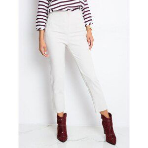 High-waisted beige pants from RUE PARIS