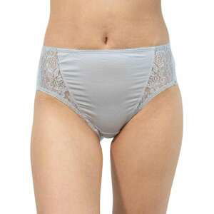 Women&#39;s panties Gina gray with lace (10120)