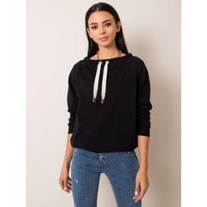 RUE PARIS Women´s black sweatshirt