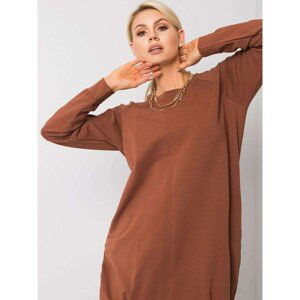 Brown cotton dress