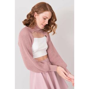 BSL Women´s Pink Turtleneck Sweater