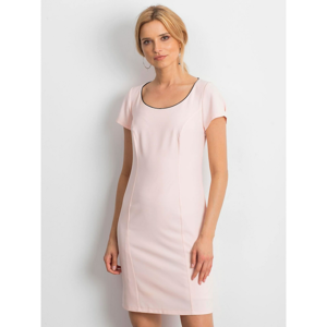 Light pink dress with a decorative neckline on the back