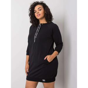 Black cotton dress