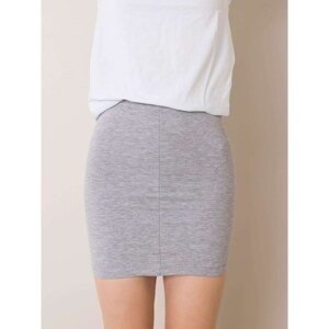 Cotton skirt for girls in gray color