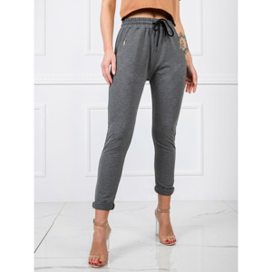 Dark gray sweatpants for women