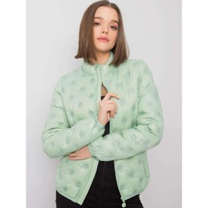 Light green transitional jacket without a hood