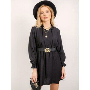 Black women´s RUE PARIS dress with long sleeves