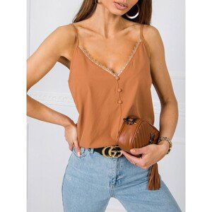 RUE PARIS Light brown top