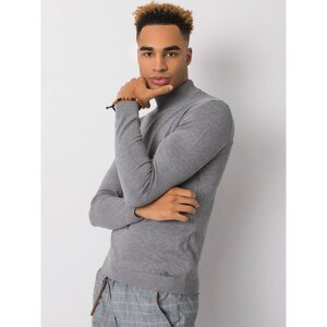 Gray men's turtleneck LIWALI