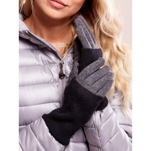 Women´s dark gray gloves