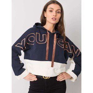 Navy sweatshirt Scarlett FOR FITNESS