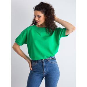 Cotton green blouse