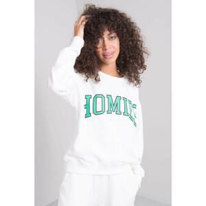 BSL Women's white sweatshirt with inscription