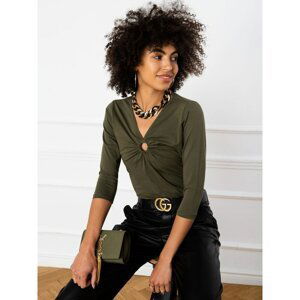 Penny Khaki blouse