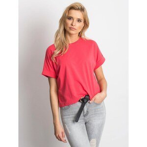 Women´s basic t-shirt made of coral cotton