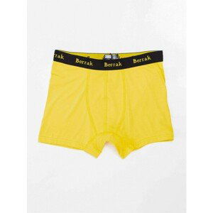 Men's yellow boxer shorts