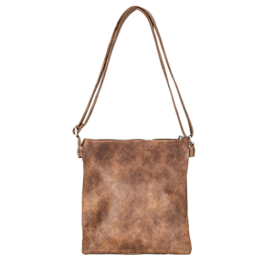 Brown eco leather handbag