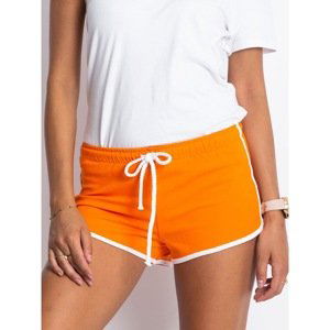 Orange sweat shorts