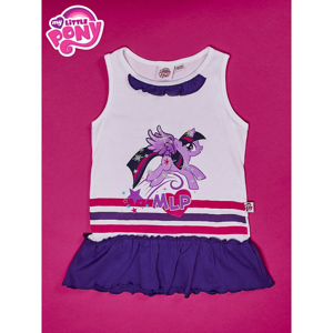 MY LITTLE PONY tunic for girls, white and purple