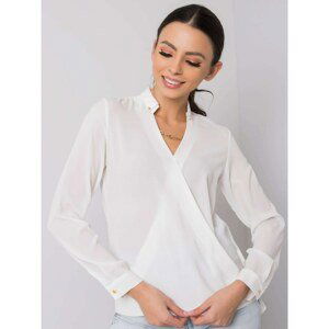 RUE PARIS Ecru shirt blouse