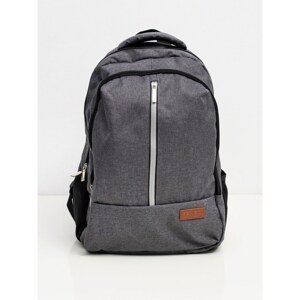 Grey laptop backpack