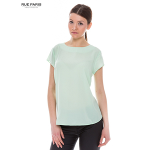 Airy light green blouse