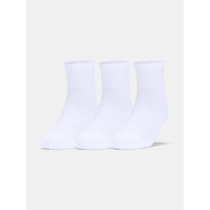 3PACK socks Under Armor white (1346770 100)