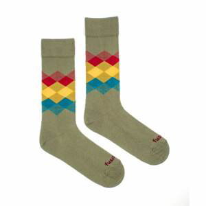 Merry socks Fusakle rhombus forest (--0807)