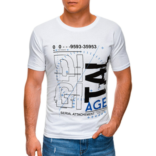 Edoti Men's printed t-shirt S1396