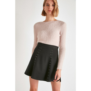 Trendyol Black Sniped Skirt