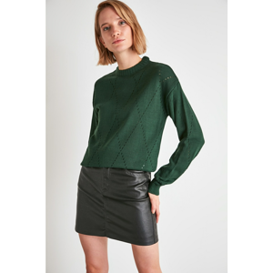 Trendyol Emerald Green Ajurlu Knitwear Sweater