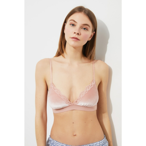 Trendyol Powder Velvet Bralet